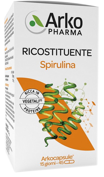 ARKOCPS SPIRULINA 45 CAPSULE - Farmacia De Pasquale