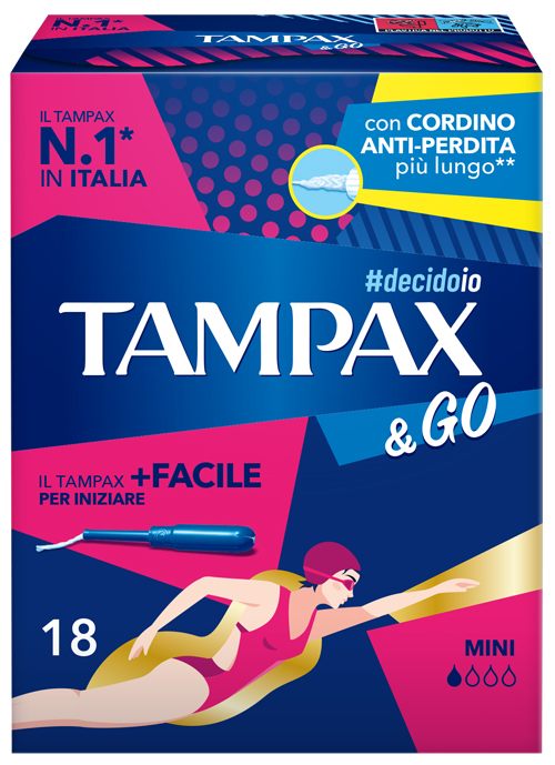 TAMPAX &GO MINI 18 PEZZI - Farmacia De Pasquale