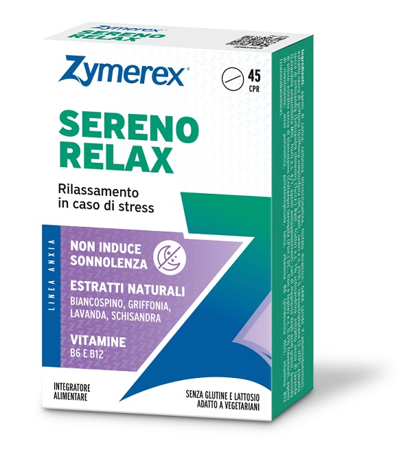 ZYMEREX SERENO RELAX 45 COMPRESSE SENZA GLUTINE SENZA LATTOSIO - Farmacia De Pasquale
