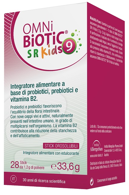 OMNI BIOTIC SR 9 KIDS 28 STICK - Farmacia De Pasquale