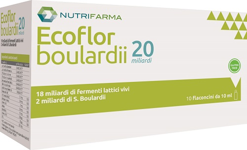 ECOFLOR BOULARDII 20 MILIARDI 10 FLACONCINI DA 10 ML - Farmacia De Pasquale