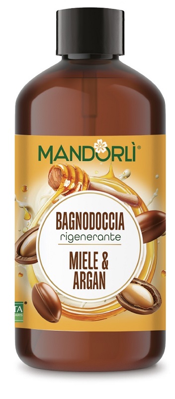 MANDORLI BAGNODOCCIA MIELE ARGAN 500 ML - Farmacia De Pasquale