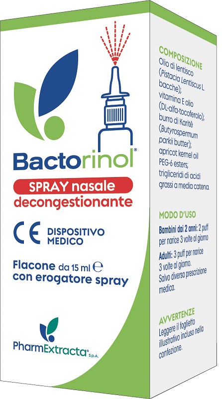 BACTORINOL SPRAY NASALE 15 ML - Farmacia De Pasquale