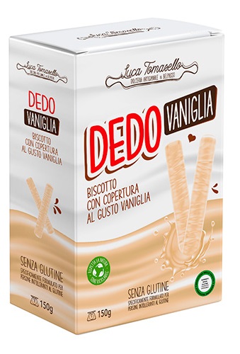DEDO LATTE BISCOTTO COPERTURA VANIGLIA 150 G - Farmacia De Pasquale