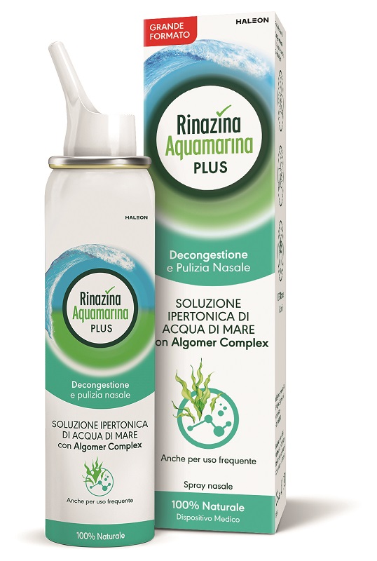 RINAZINA AQUAMARINA PLUS 125 ML - Farmacia De Pasquale
