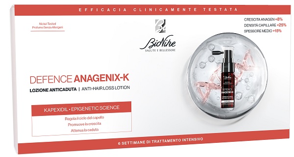 DEFENCE ANAGENIX K LOZIONE ANTI CADUTA 6 FLACONCINI 15 ML - Farmacia De Pasquale