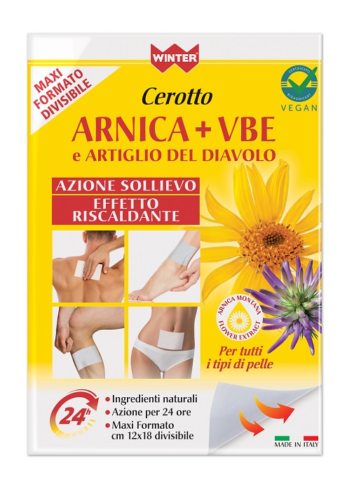 WINTER CEROTTO ARNICA + VBE E ARTIGLIO DEL DIAVOLO 10 G - Farmacia De Pasquale