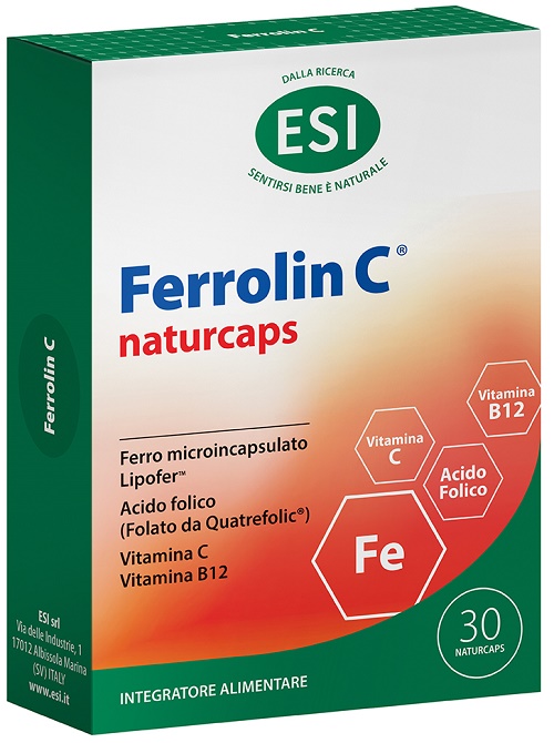 ESI FERROLIN C 30 NATURCAPS - Farmacia De Pasquale
