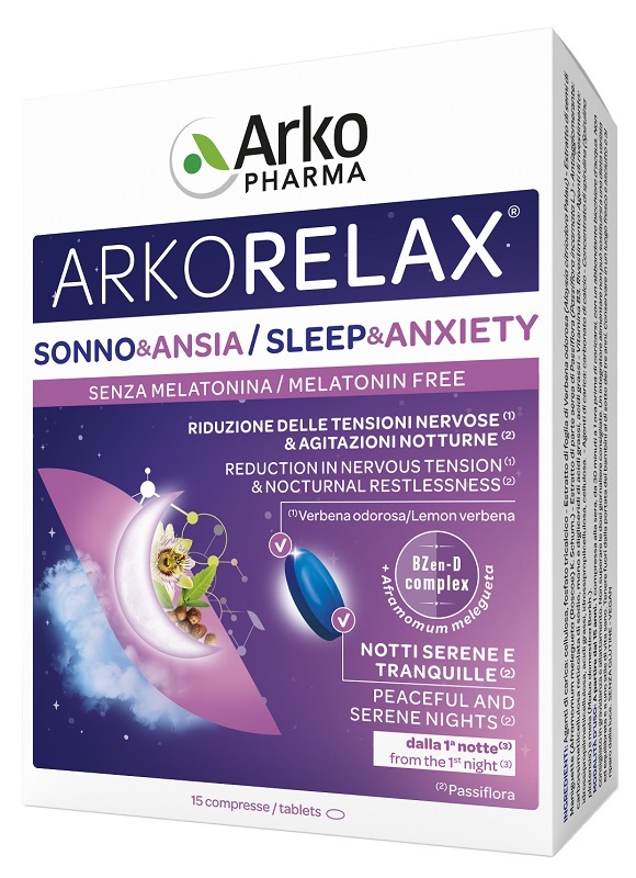 ARKORELAX SONNO&ANSIA 15 COMPRESSE - Farmacia De Pasquale