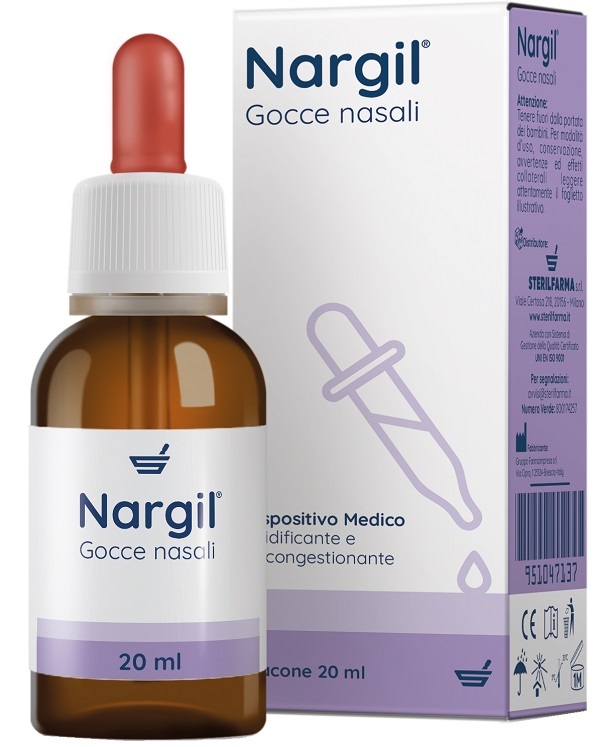 GOCCE NASALI NARGIL 20 ML - Farmacia De Pasquale