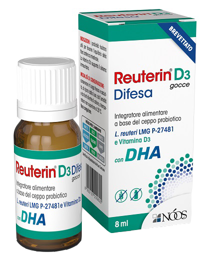 REUTERIN D3 DIFESA GOCCE CON DHA 8 ML - Farmacia De Pasquale