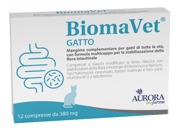 BIOMAVET GATTO 380MG 12 COMPRESSE - Farmacia De Pasquale