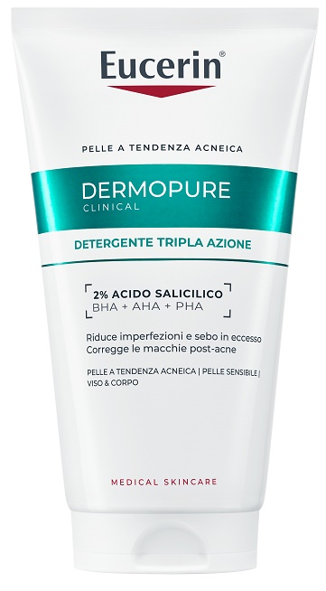 EUCERIN DERMOPURE CLINICAL DETERGENTE TRIPLA AZIONE 150 ML - Farmacia De Pasquale