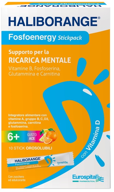 HALIBORANGE FOSFOENERGY 10 STICK OROSOLUBILI 15,2 G - Farmacia De Pasquale