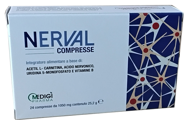 NERVAL 24 COMPRESSE DA 1050 MG - Farmacia De Pasquale