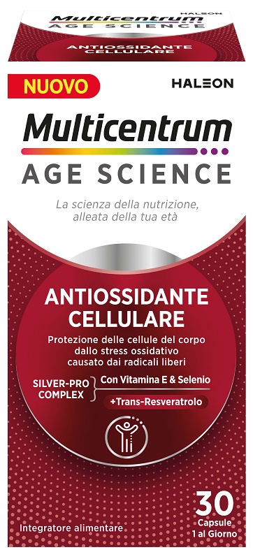 MULTICENTRUM AGE SCIENCE ANTIOSSIDANTE CELLULARE 30 CAPSULE - Farmacia De Pasquale