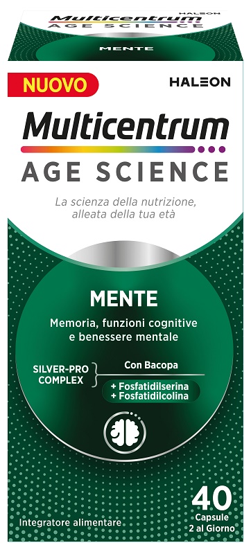 MULTICENTRUM AGE SCIENCE MENTE 40 CAPSULE - Farmacia De Pasquale