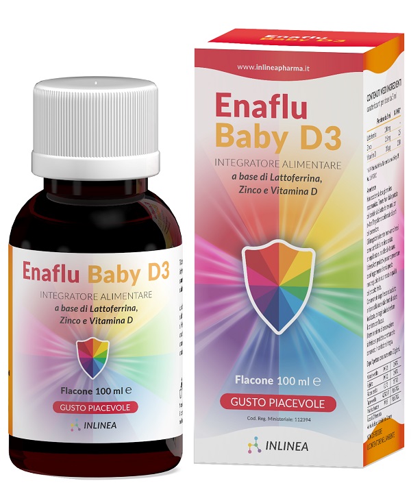 ENAFLU BABY D3 100 ML SENZA GLUTINE - Farmacia De Pasquale