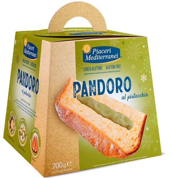 PIACERI MEDITERRANEI PANDORO PISTACCHIO 700 G - Farmacia De Pasquale