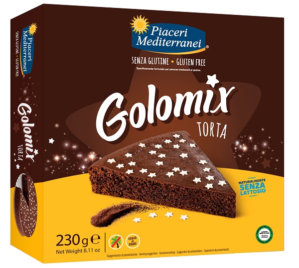 PIACERI MEDITERRANEI GOLOMIX TORTA 230 G - Farmacia De Pasquale