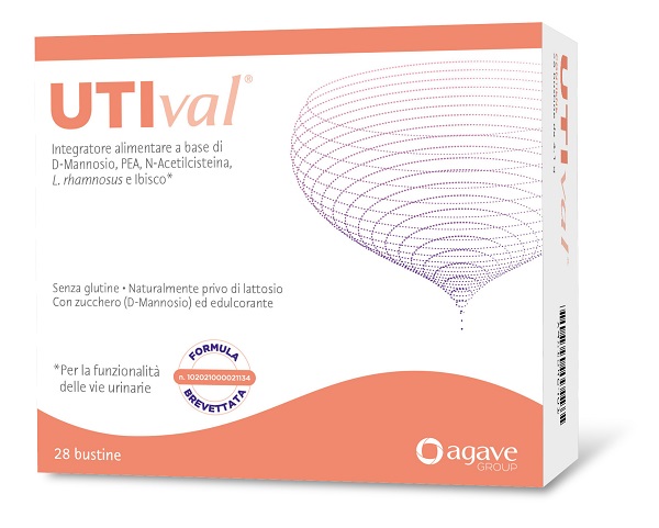 UTIVAL 28 BUSTINE NATURALMENTE PRIVO DI LATTOSIO CON ZUCCHERO D-MANNOSIO ED EDULCORANTE FORMULA BREVETTATA N. 102021000021134 - Farmacia De Pasquale