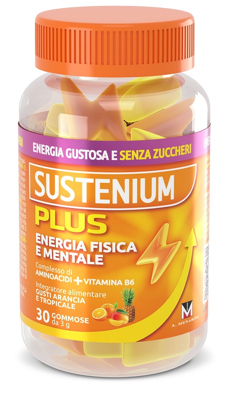 SUSTENIUM PLUS 30 CARAMELLE GOMMOSE 3 G - Farmacia De Pasquale