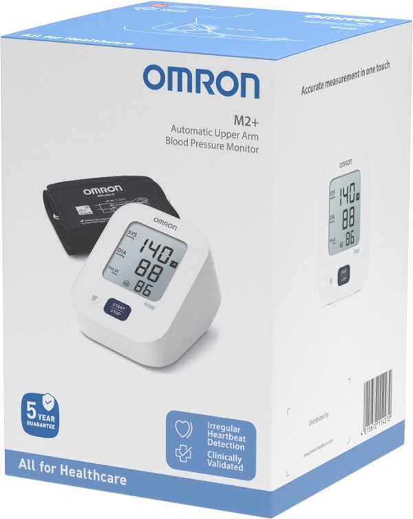 SFIGMOMANOMETRO DA BRACCIO OMRON M2+ - Farmacia De Pasquale