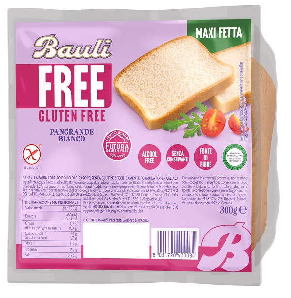 BAULI FREE PANGRANDE BIANCO 300 G - Farmacia De Pasquale