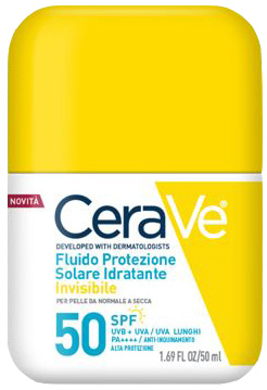CERAVE FLUIDO PROTEZIONE SOLARE IDRATANTE INVISIBILE SPF50 50 ML - Farmacia De Pasquale