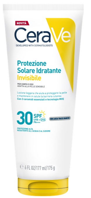 CERAVE PROTEZIONE SOLARE IDRATANTE INVISIBILE SPF30 177 ML - Farmacia De Pasquale