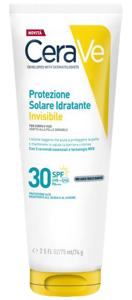 CERAVE PROTEZIONE SOLARE IDRATANTE INVISIBILE SPF30 75 ML - Farmacia De Pasquale