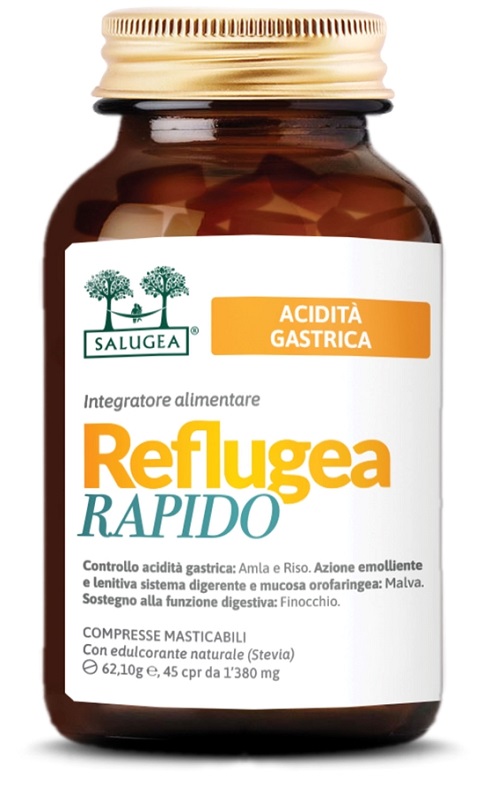 REFLUGEA RAPIDO SALUGEA 45 COMPRESSE MASTICABILI DA 1380 MG - Farmacia De Pasquale