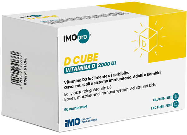 IMOPRO D CUBE 90 COMPRESSE 600 MG - Farmacia De Pasquale