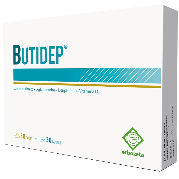 BUTIDEP CAPSULE 30 CAPSULE BIANCHE + 30 CAPSULE AZZURRE - Farmacia De Pasquale