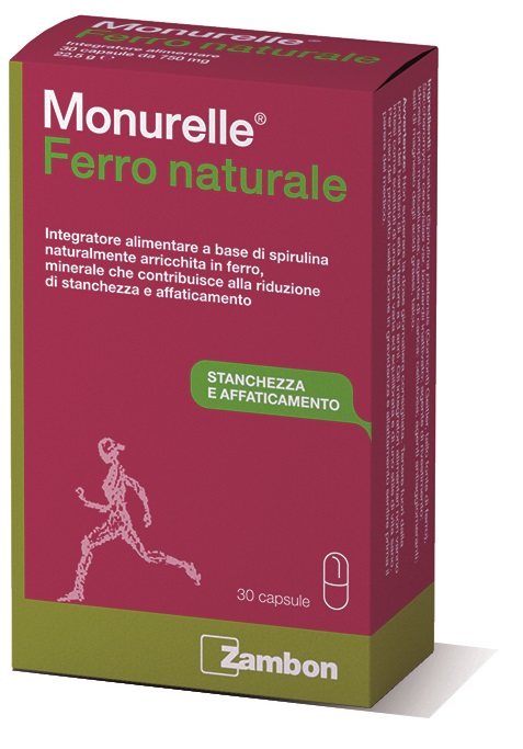 MONURELLE FERRO NATURALE 30 CAPSULE - Farmacia De Pasquale