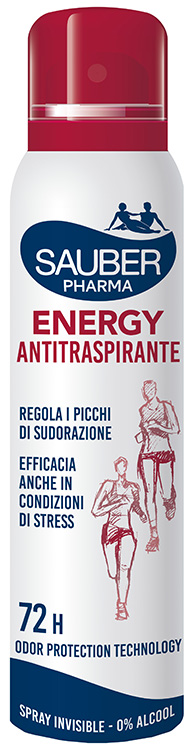 SAUBER DEO 72H ENERGY ANTITRASPIRANTE SPRAY 150 ML - Farmacia De Pasquale