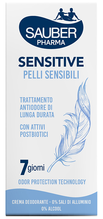 SAUBER DEO 7 GIORNI SENSITIVE PELLI SENSIBILI CREMA 35 ML - Farmacia De Pasquale