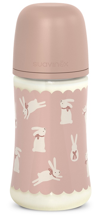 SUAVINEX WONDERLAND BIBERON DA 270ML M CONIGLIO ROSA - Farmacia De Pasquale