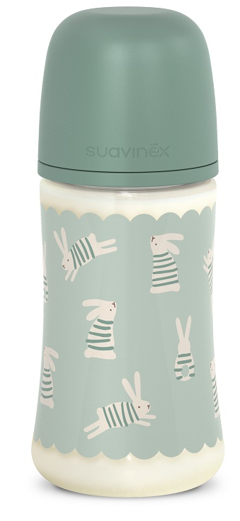 SUAVINEX WONDERLAND BIBERON DA 270ML M CONIGLIO VERDE - Farmacia De Pasquale