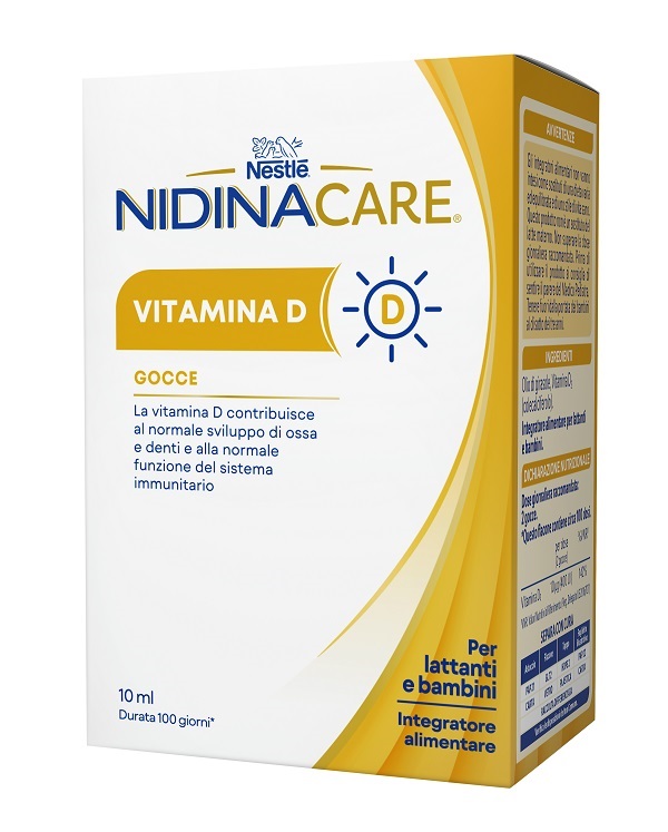 NIDINACARE VITAMINA D 10 ML - Farmacia De Pasquale