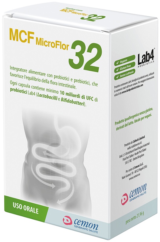 MCF MICROFLOR 32 60 CAPSULE VEGETALI - Farmacia De Pasquale
