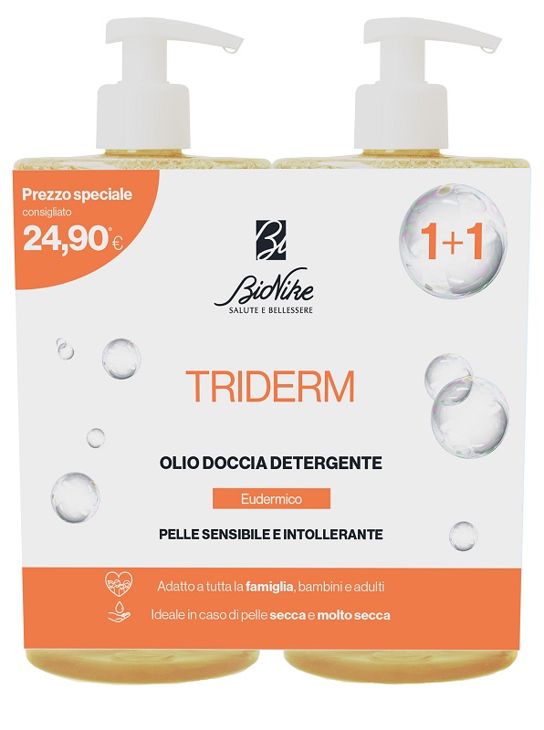 TRIDERM BIPACK OLIO DOCCIA DETERGENTE 750 ML - Farmacia De Pasquale