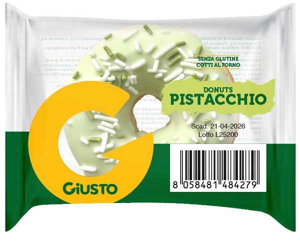 GIUSTO SENZA GLUTINE DONUTS PISTACCHIO 35 G - Farmacia De Pasquale