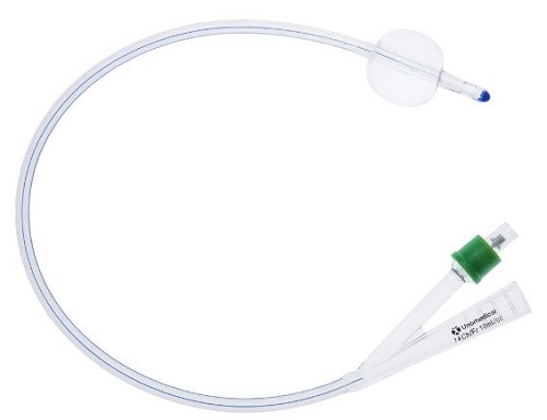 CATETERE FOLEY IN SILICONE 2 VIE DIAMETRO CH 12 PUNTA NELATON CON PALLONCINO 10 ML 1 PEZZO - Farmacia De Pasquale