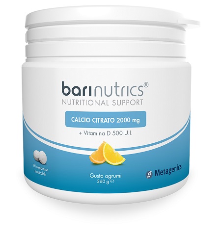 BARINUTRICS CALCIO CITRATO ARANCIA LIMONE ITA 90 COMPRESSE - Farmacia De Pasquale