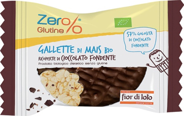 ZER% GLUTINE GALLETTE MAIS RICOPERTE CIOCCOLATO FONDENTE BIO 32 G - Farmacia De Pasquale
