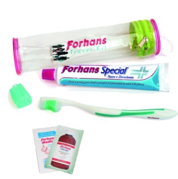 DENTAL KIT FORHANS ADULTI SPAZZOLINO + DENTIFRICIO - Farmacia De Pasquale