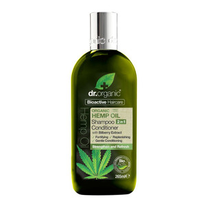 DR ORGANIC HEMP OIL OLIO DI CANAPA SHAMPOO CONDITIONER BALSAMO 2 IN 1 265 ML - Farmacia De Pasquale