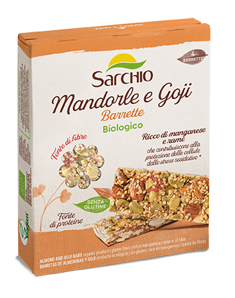 BARRETTE MANDORLE E GOJI 4X20 G - Farmacia De Pasquale