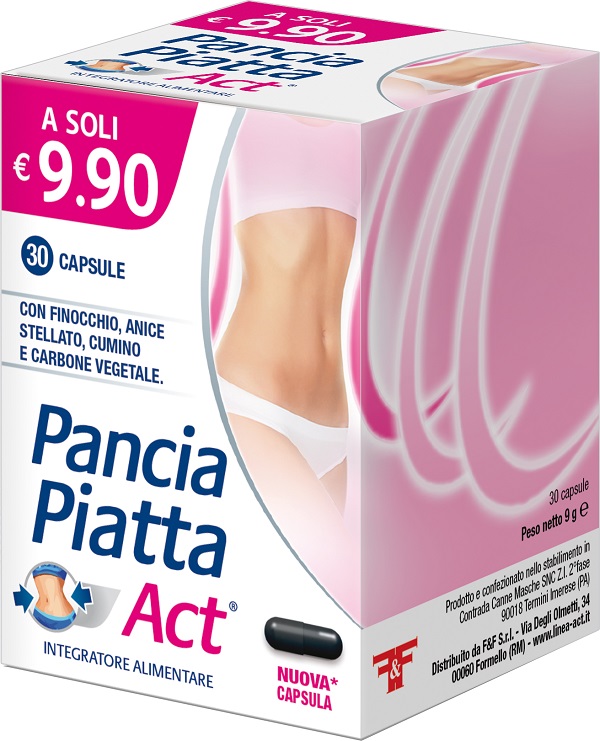 PANCIA PIATTA ACT 30 CAPSULE - Farmacia De Pasquale